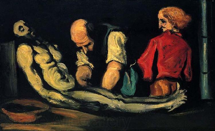 Paul Cezanne Vorbereitung auf das Begrabnis Spain oil painting art